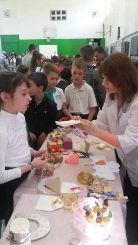 Участь в майстер-класі з профорієнтації  зі школярами Софіївського району