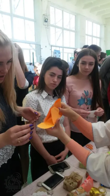 Участь в майстер-класі з профорієнтації  зі школярами Софіївського району