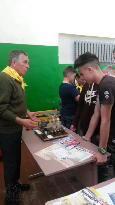 Участь в майстер-класі з профорієнтації  зі школярами Софіївського району