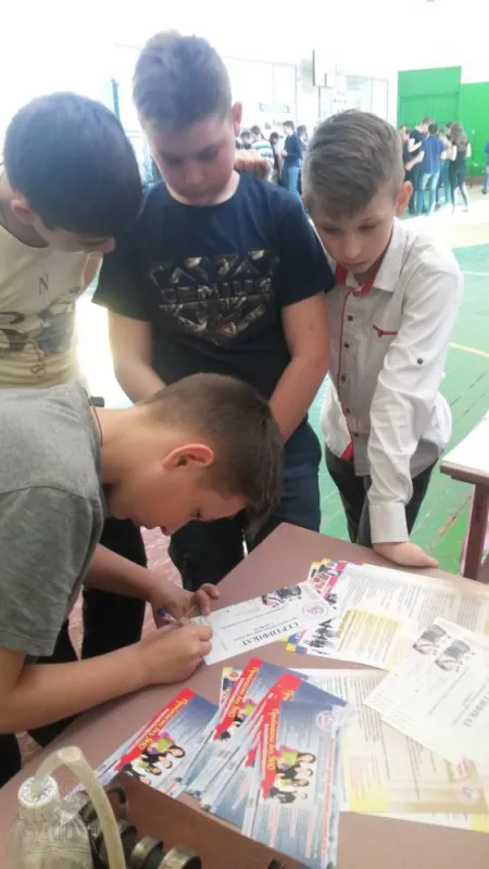 Участь в майстер-класі з профорієнтації  зі школярами Софіївського району
