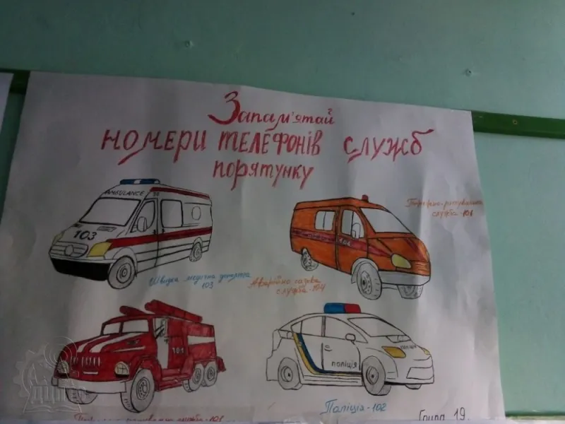 Конкурс малюнків «Знаки обережності»