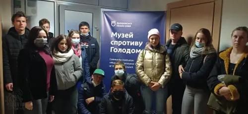 Відкрити зображення до новини: Екскурсія в музей спротиву голодомору