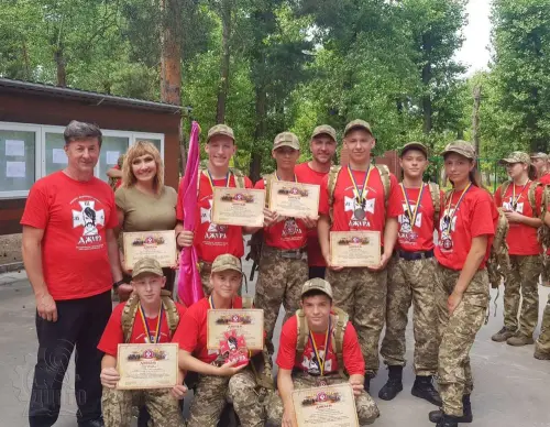 Відкрити зображення до новини: Рій Cтарокодацький у фіналі обласного етапу Джури 2023