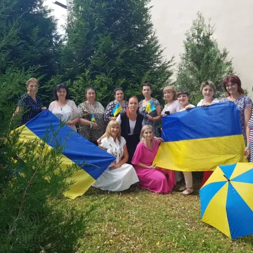 Відкрити зображення до новини: Слава українському прапору! Слава Україні!