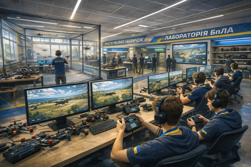 Відкрити зображення до новини: Центр національного спротиву в Дніпровському ПТК: Новий вимір підготовки майбутніх фахівців
